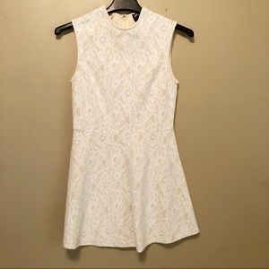 🌴 Nasty Gal Fit & Flare Lace Skater Dress - S